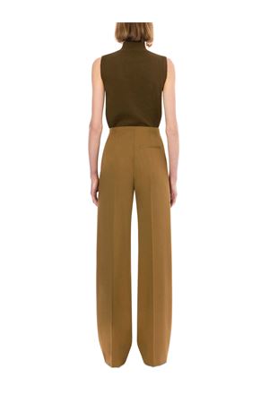 Pantaloni in lana cammello ALBERTA FERRETTI | A031466350145
